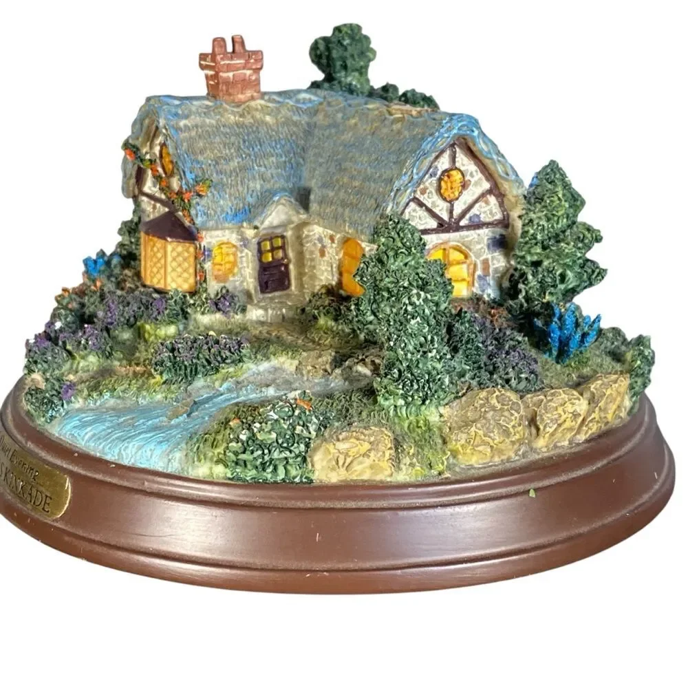 Thomas Kinkade A Quiet Evening Illuminated Cottage Lighted Cottage Collection